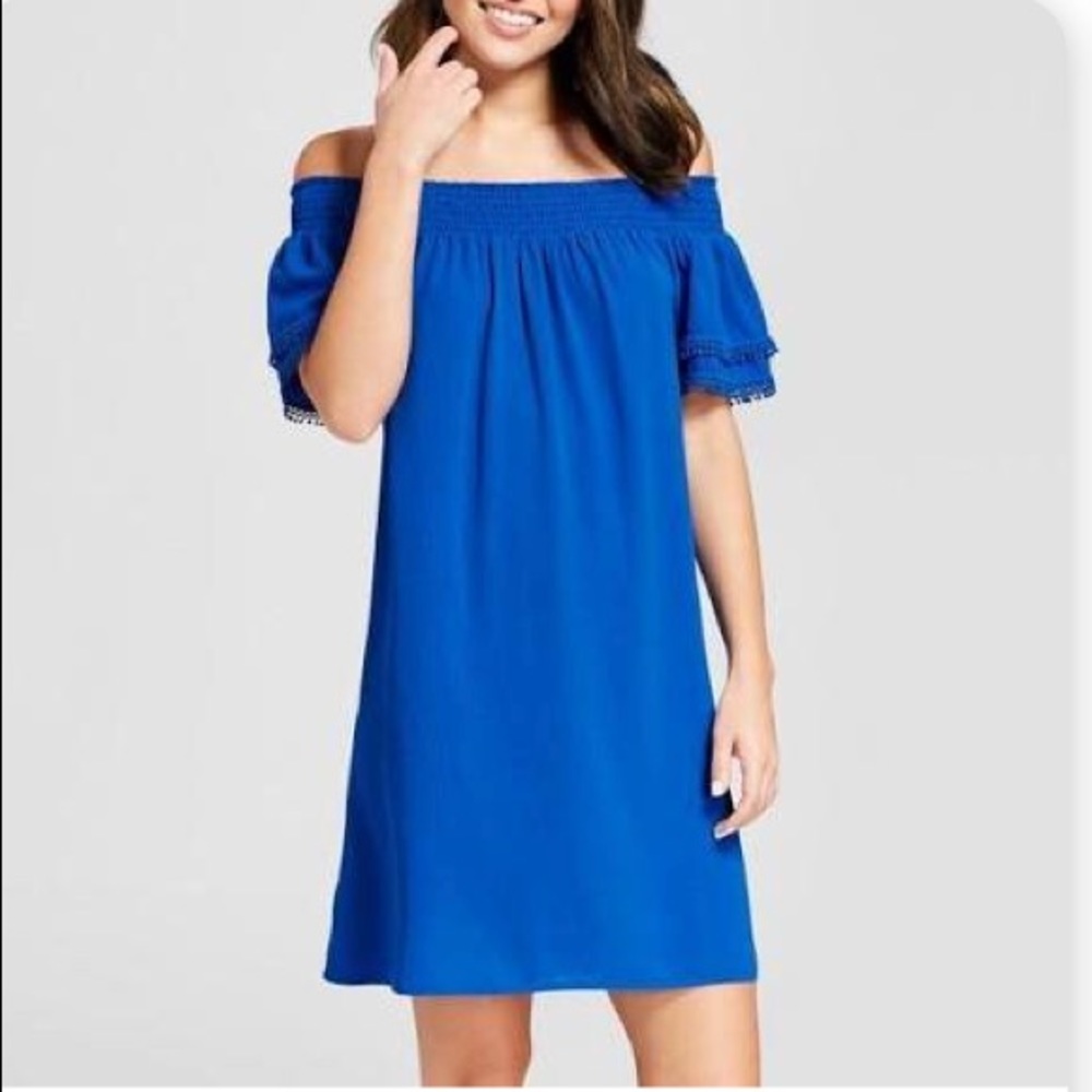 Cobalt Off The Shoulder Dress 💙